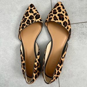 J.Crew leopard d’Orsay flats